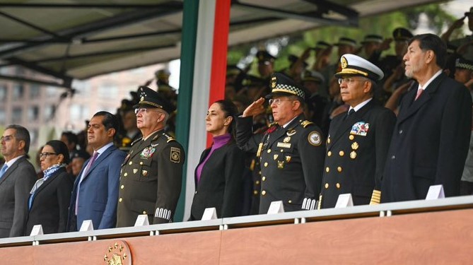 Claudia Sheinbaum destaca la valentía de la Guardia Nacional en discurso por su sexto aniversario
