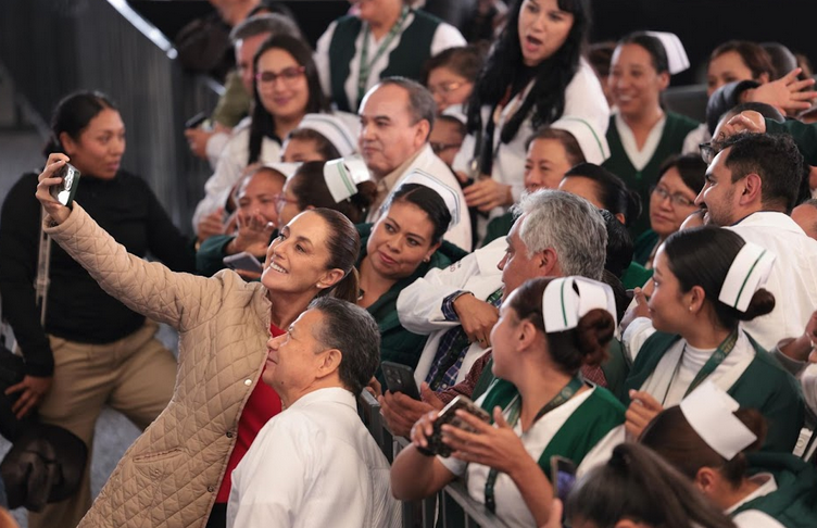 Sheinbaum supervisa avances en salud y entrega apoyos a pueblos originarios en Hidalgo y Tlaxcala