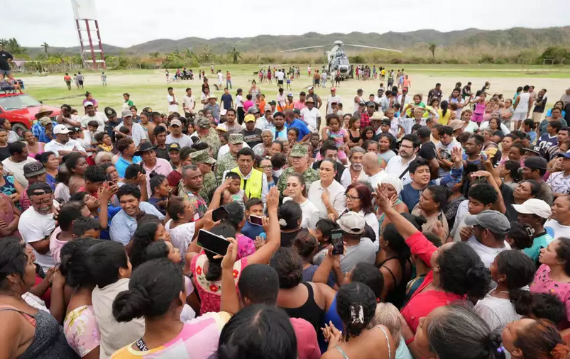 Claudia Sheinbam se compromete a apoyar a Oaxaca tras huracán Erick: 