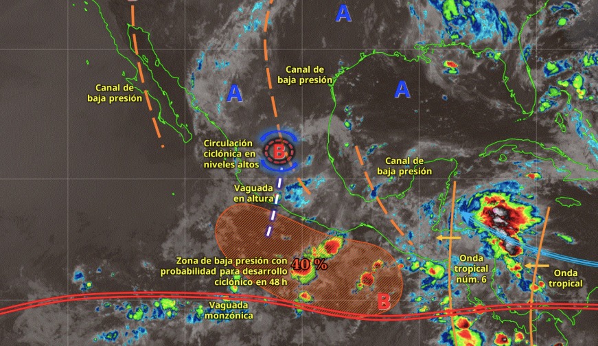 Pronóstico del clima para México el 26 de junio de 2025.