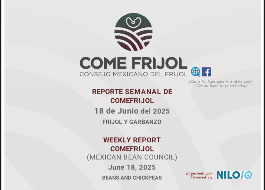 Reporte semanal de Comefrijol.
