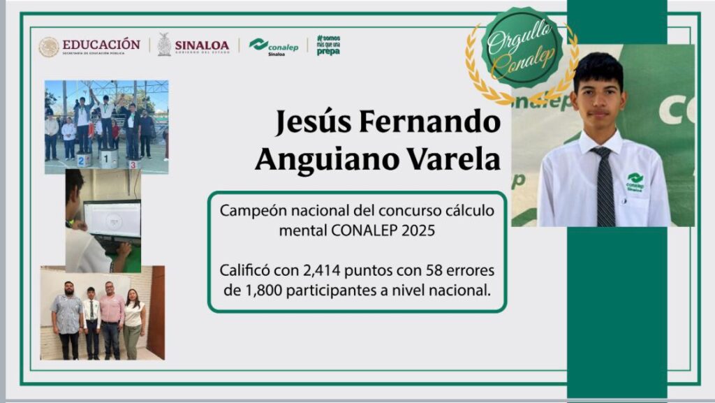 Conalep reconoce a alumnos de Sinaloa