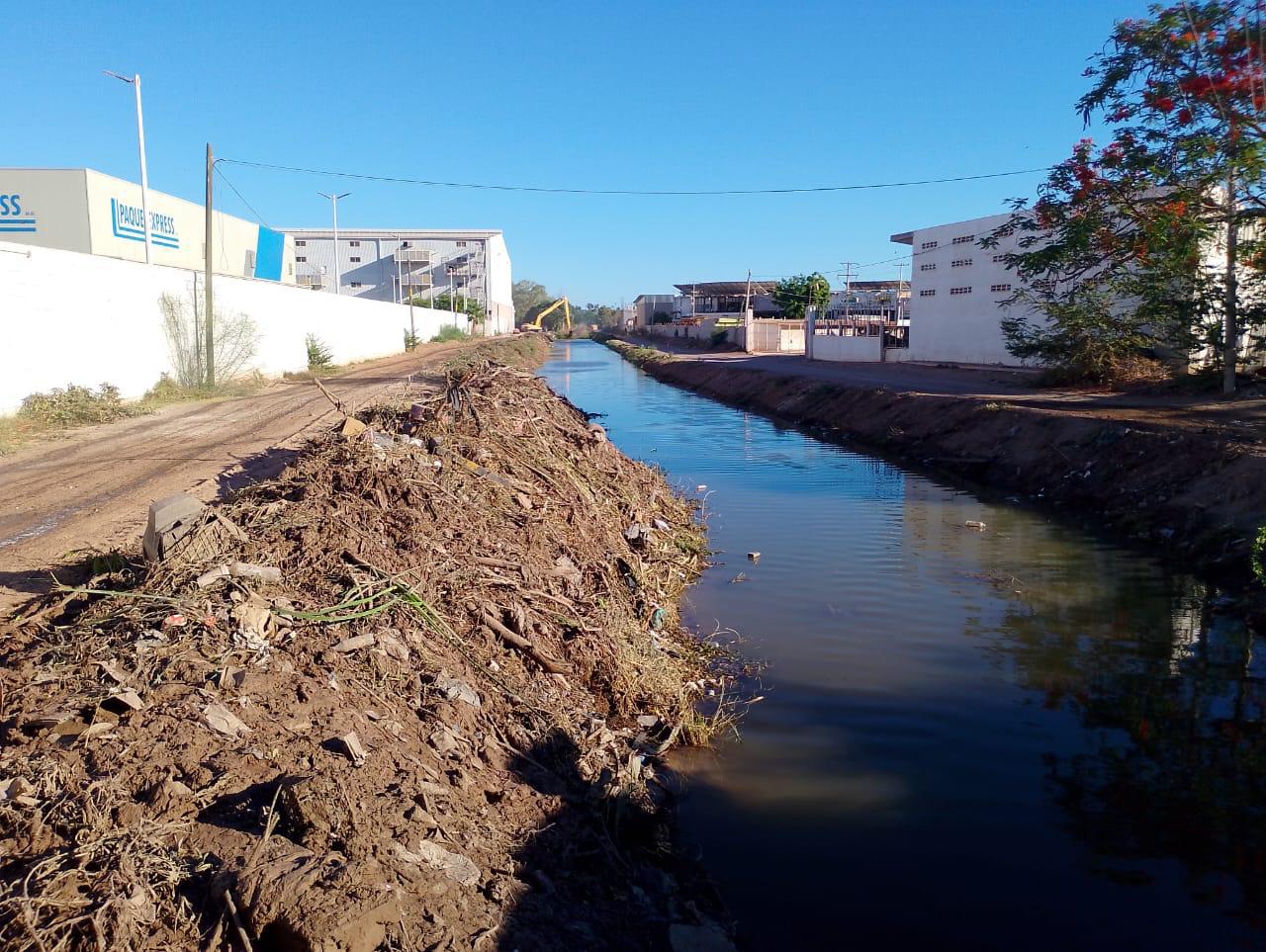 Estos son los trabajos de conservación que se llevan a cabo en el dren Mochicahui