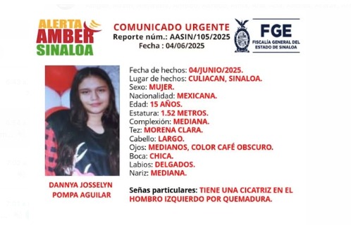 Adolescentes desaparecidas recientemente en Sinaloa.