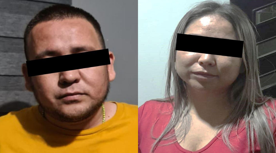 Hombre y mujer detenidos en Guamúchil.
