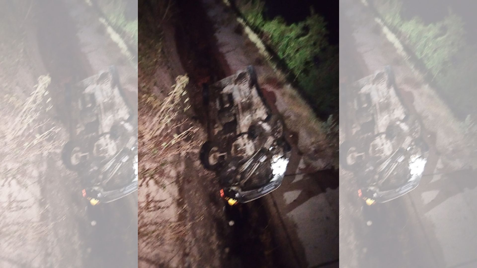 Aparatoso accidente.