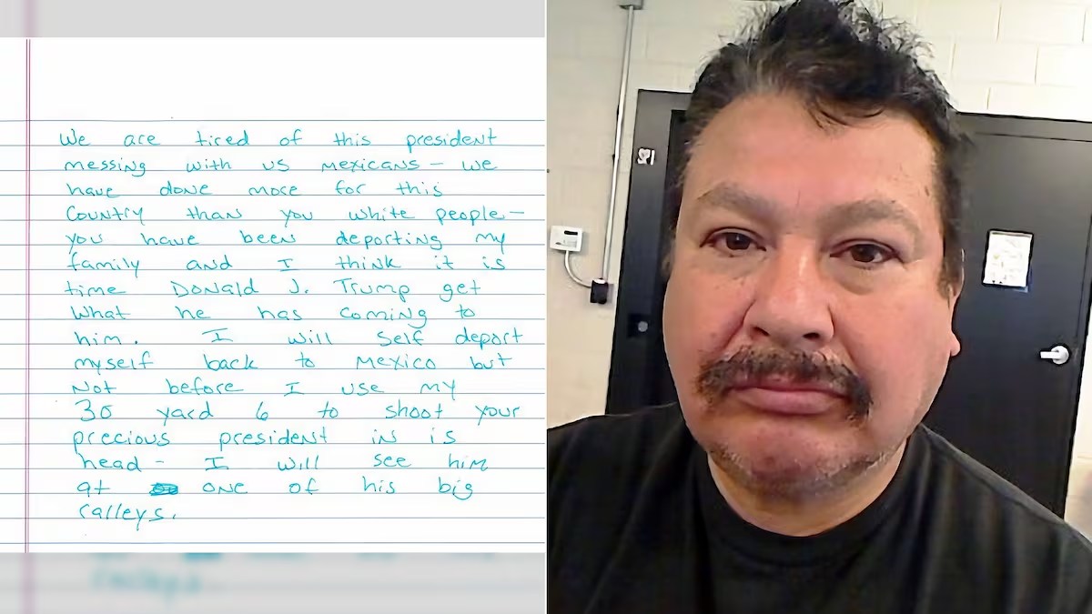 Escribió carta falsa para culpar a mexicano de amenazar a Trump