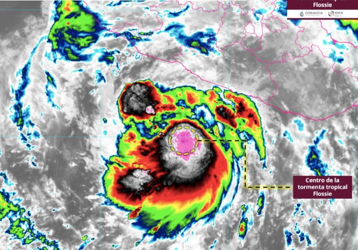 Tormenta tropical Flossie.
