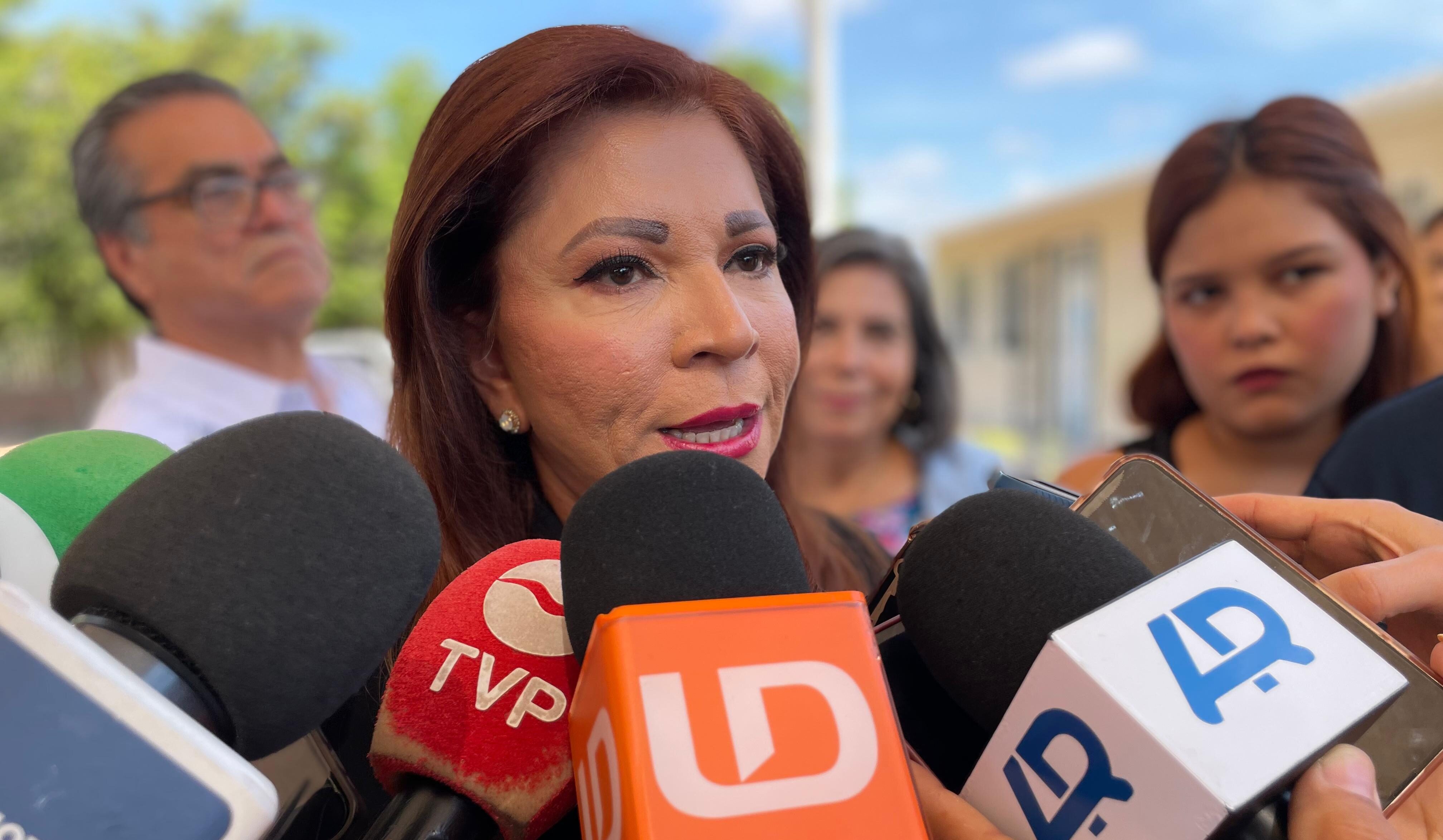 Gloria Himelda Félix Niebla, titular de la Secretaría de Educación Pública y Cultura