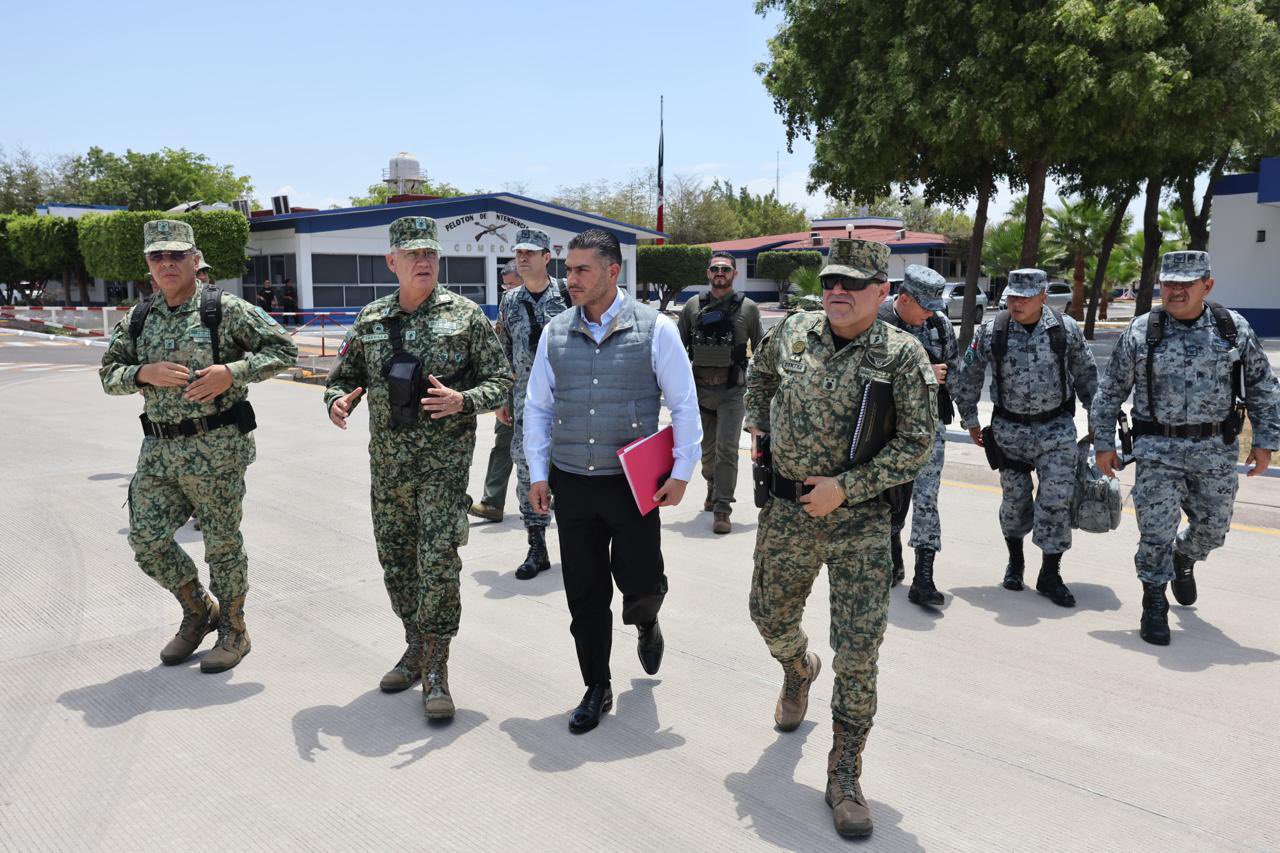 Omar García Harfuch en Sinaloa.