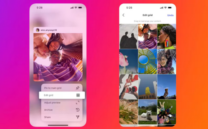 ¡Lo nuevo! Instagram anuncia función para editar, reordenar y personalizar la cuadrícula del perfil