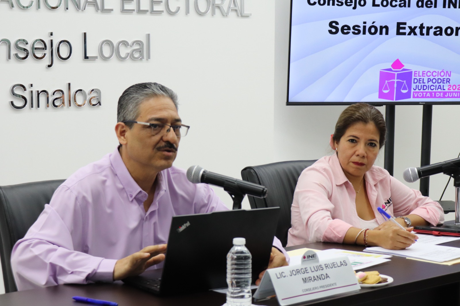 Jorge Luis Ruelas Miranda, presidente del Consejo Local del INE en Sinaloa.