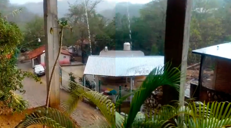 Llegan lluvias al sur de Sinaloa