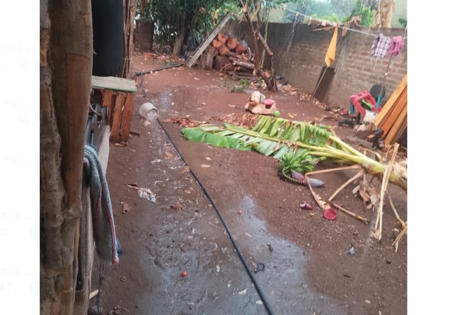 Lluvia en Chupaderos, Concordia.