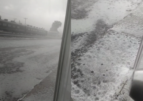¡El cielo se cae! Reportan intensas lluvias y granizada en Creel, Chihuahua