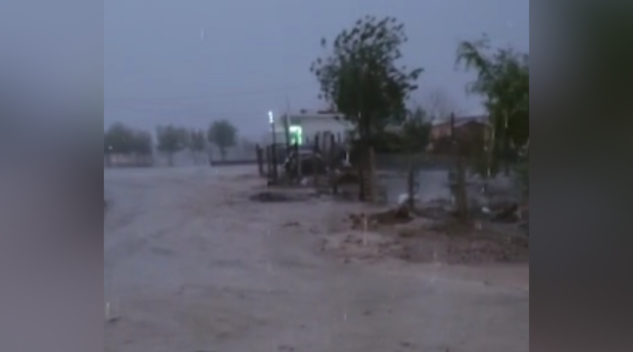 Lluvias en los municipios de Choix y El Fuerte