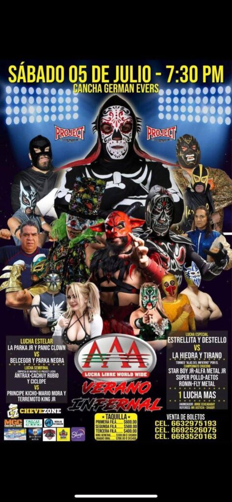 Lucha libre “Verano Infernal”