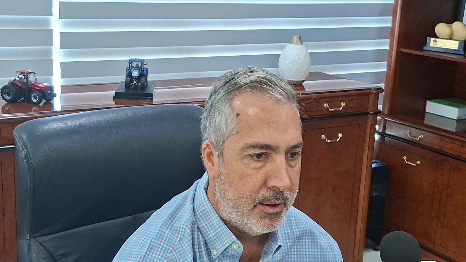 presidente de la Asociación de Agricultores del Río Fuerte Sur, Luis Xavier Zazueta Ibarra