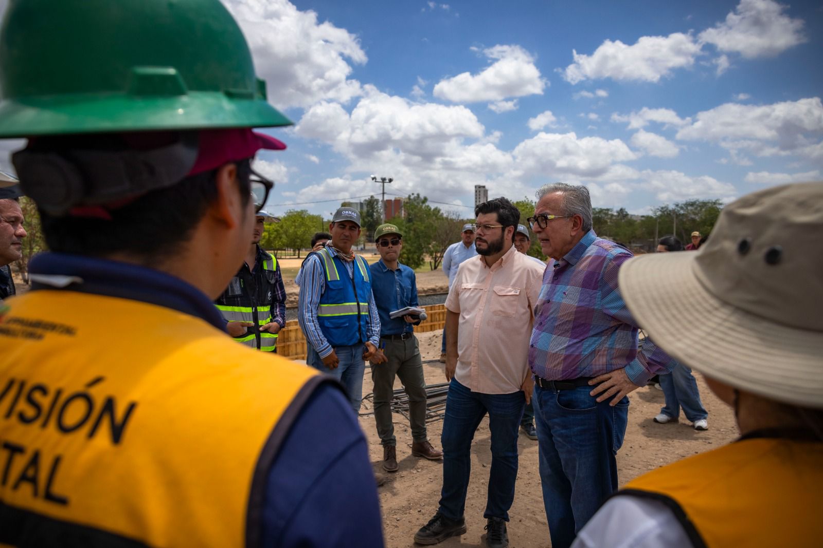 Rocha revisa avances del malecón margen izquierda