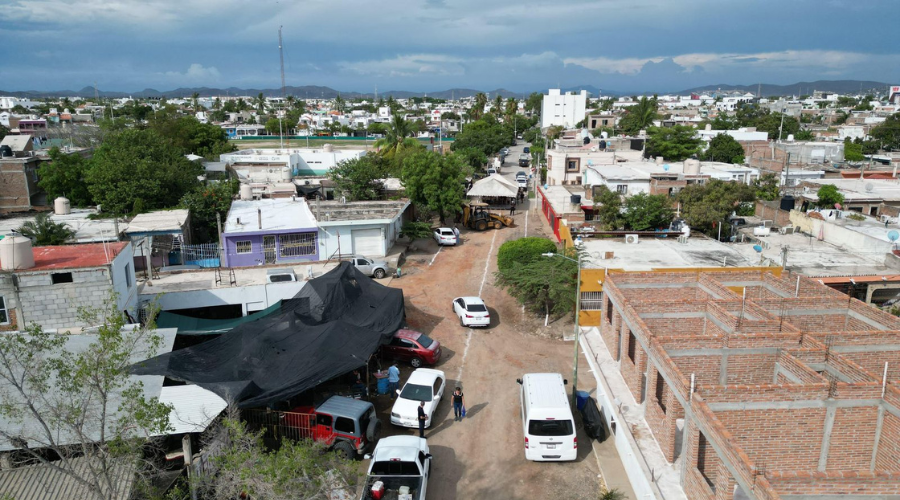 Obra de pavimentación de la colonia Libertad de Expresión