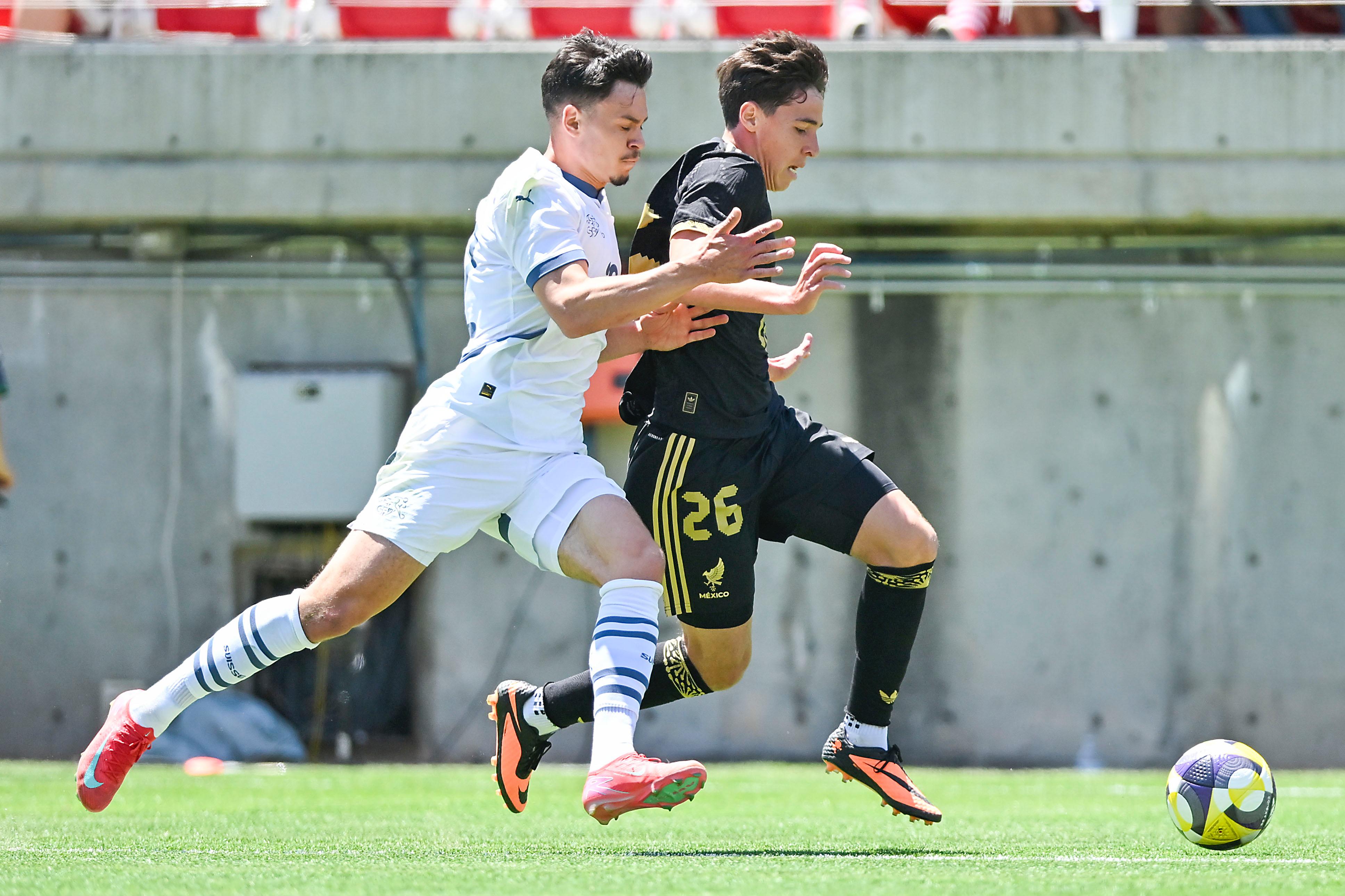 México cae ante Suiza previo a la Copa Oro 2025.