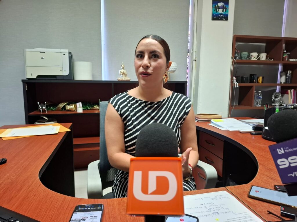 Nayla Velarde Narváez, titular de la oficina de Recaudación de Rentas en la zona sur.