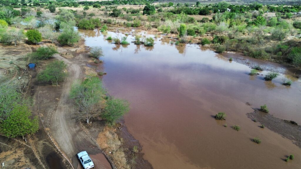 Restringen acceso al río Mocorito por riesgo ante el aumento en el nivel del agua