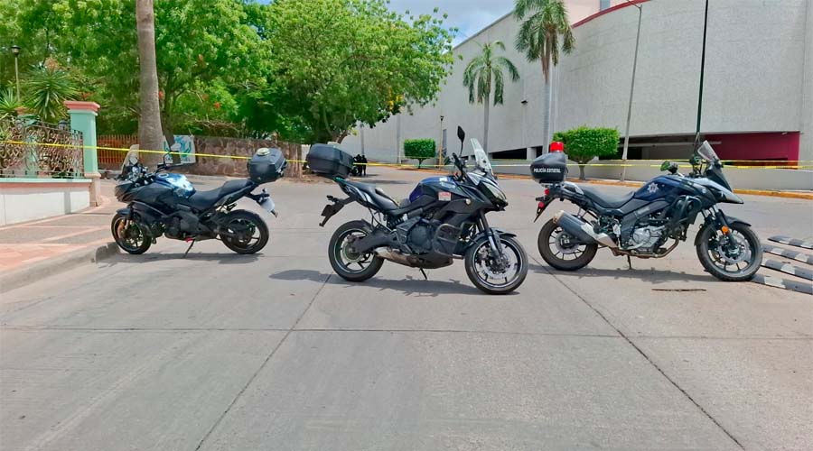 Motocicletas de la Policía Estatal de Sinaloa