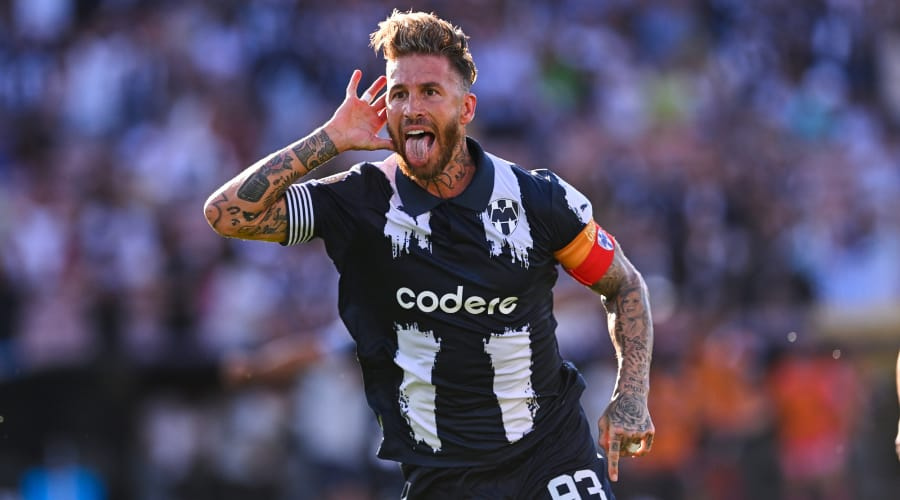 Sergio Ramos celebra su gol