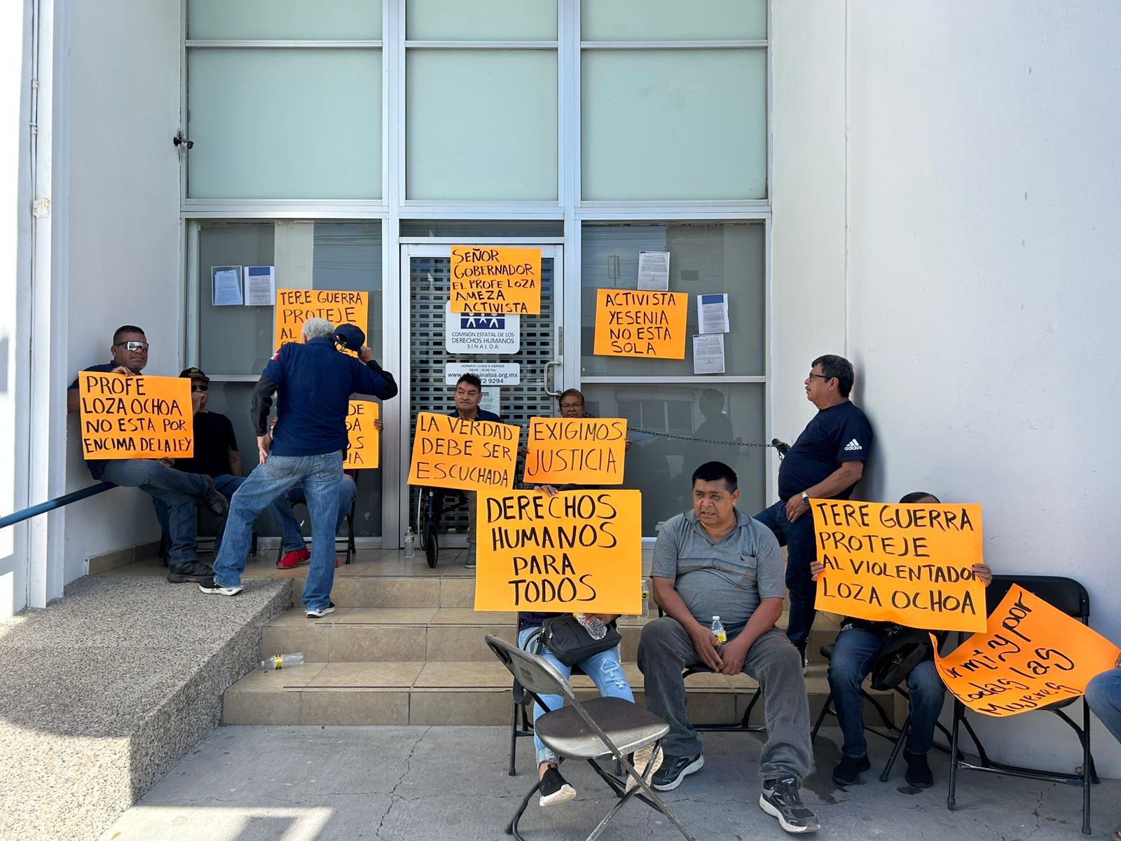 Toma de instalaciones de la Comisión Estatal de Derechos Humanos (CEDH).