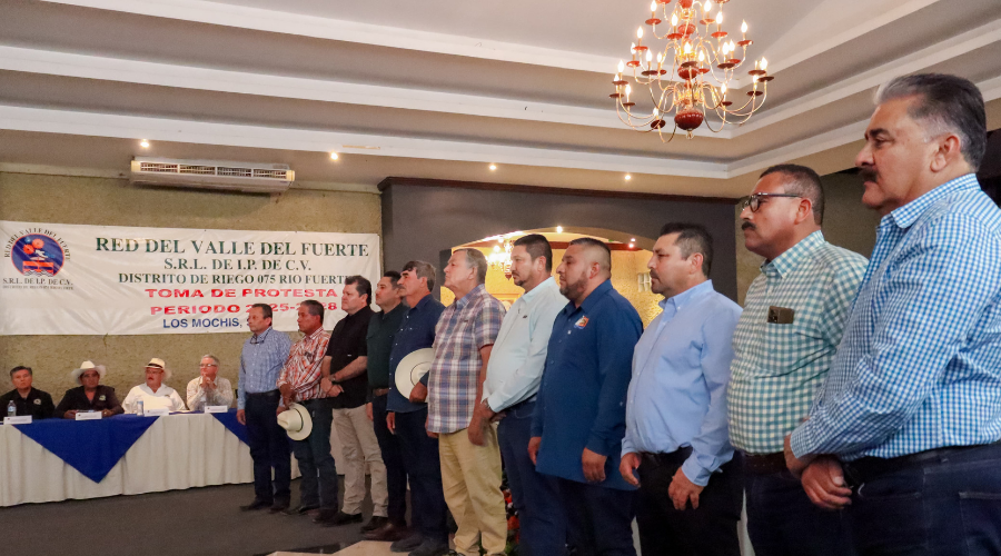 Toma de protesta del nuevo presidente de la Red del Valle del Fuerte.