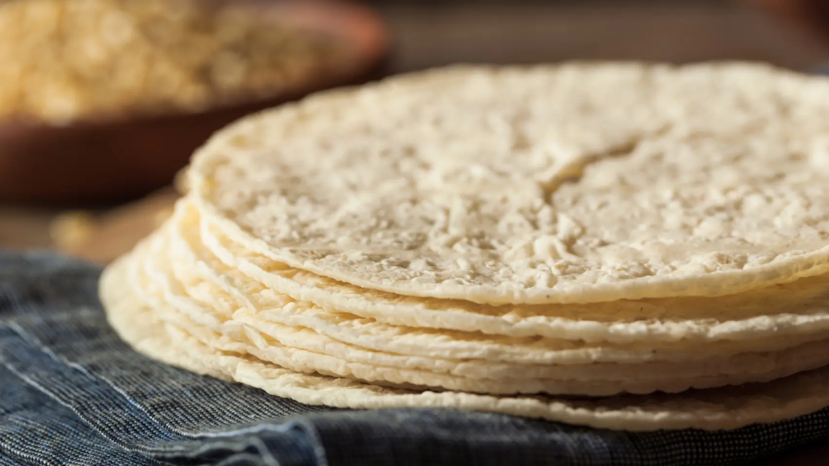 Tortillas de maíz.