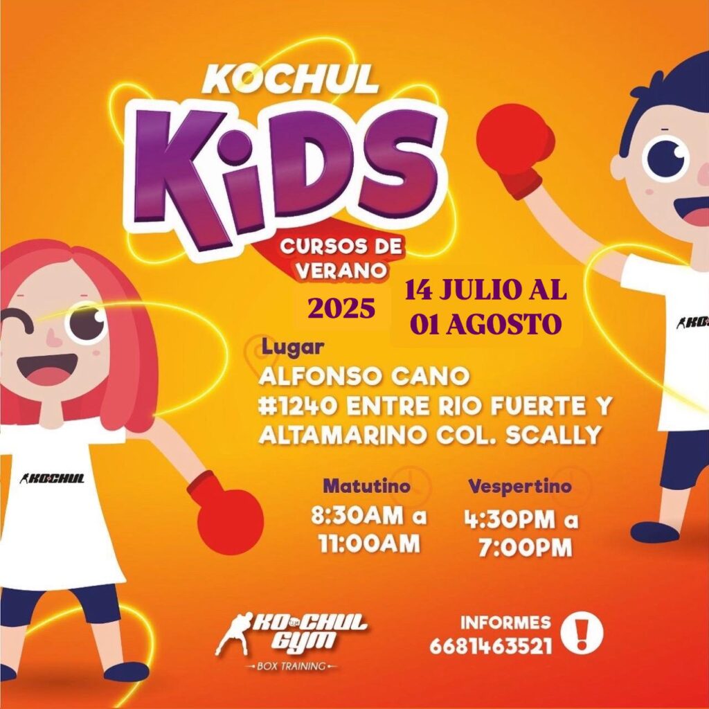 Invitan al Campamento de Verano Kochul Kids 2025 en Los Mochis