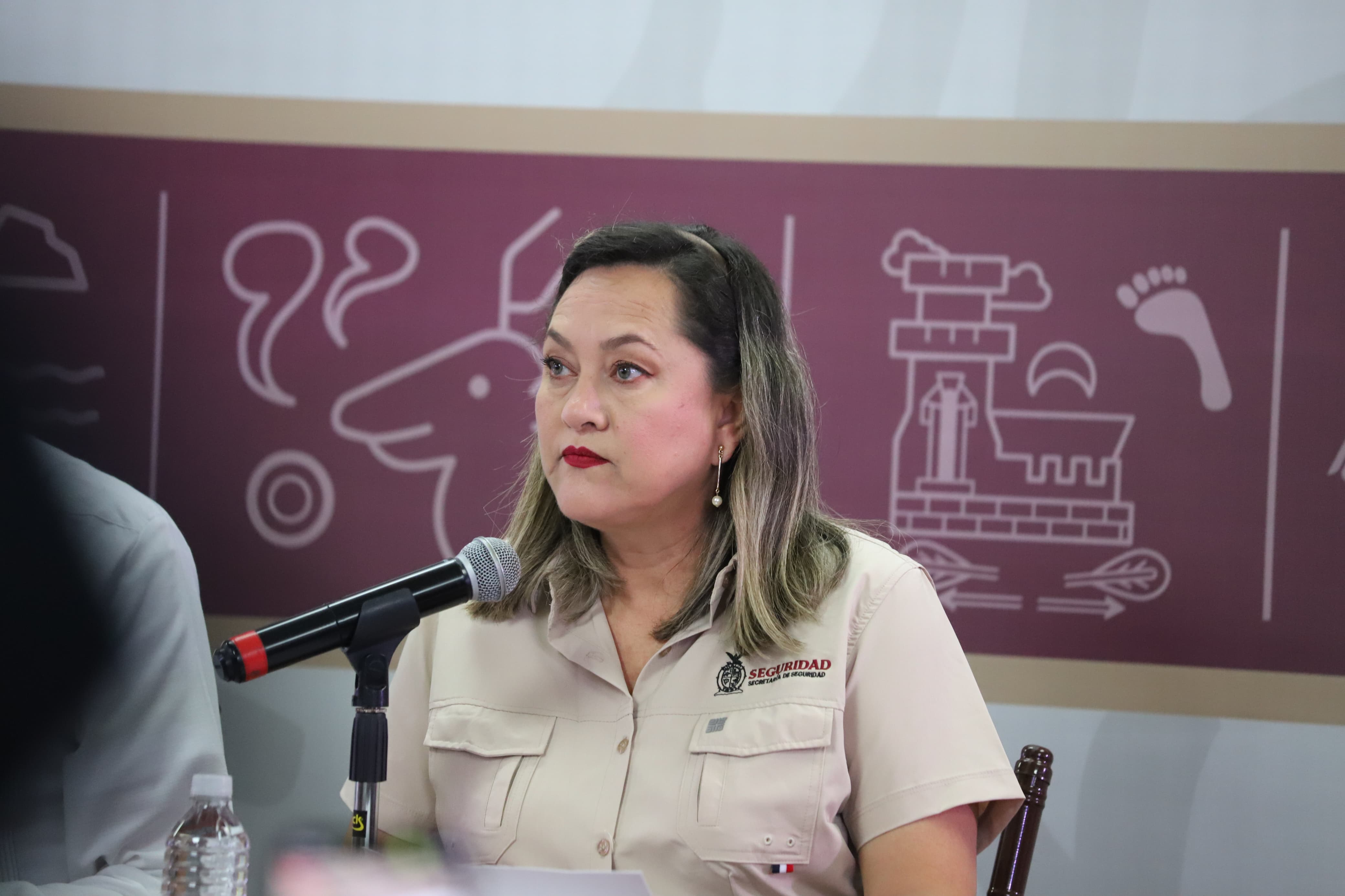 Verona Hernández, vocera de la Secretaría de Seguridad Pública de Sinaloa.