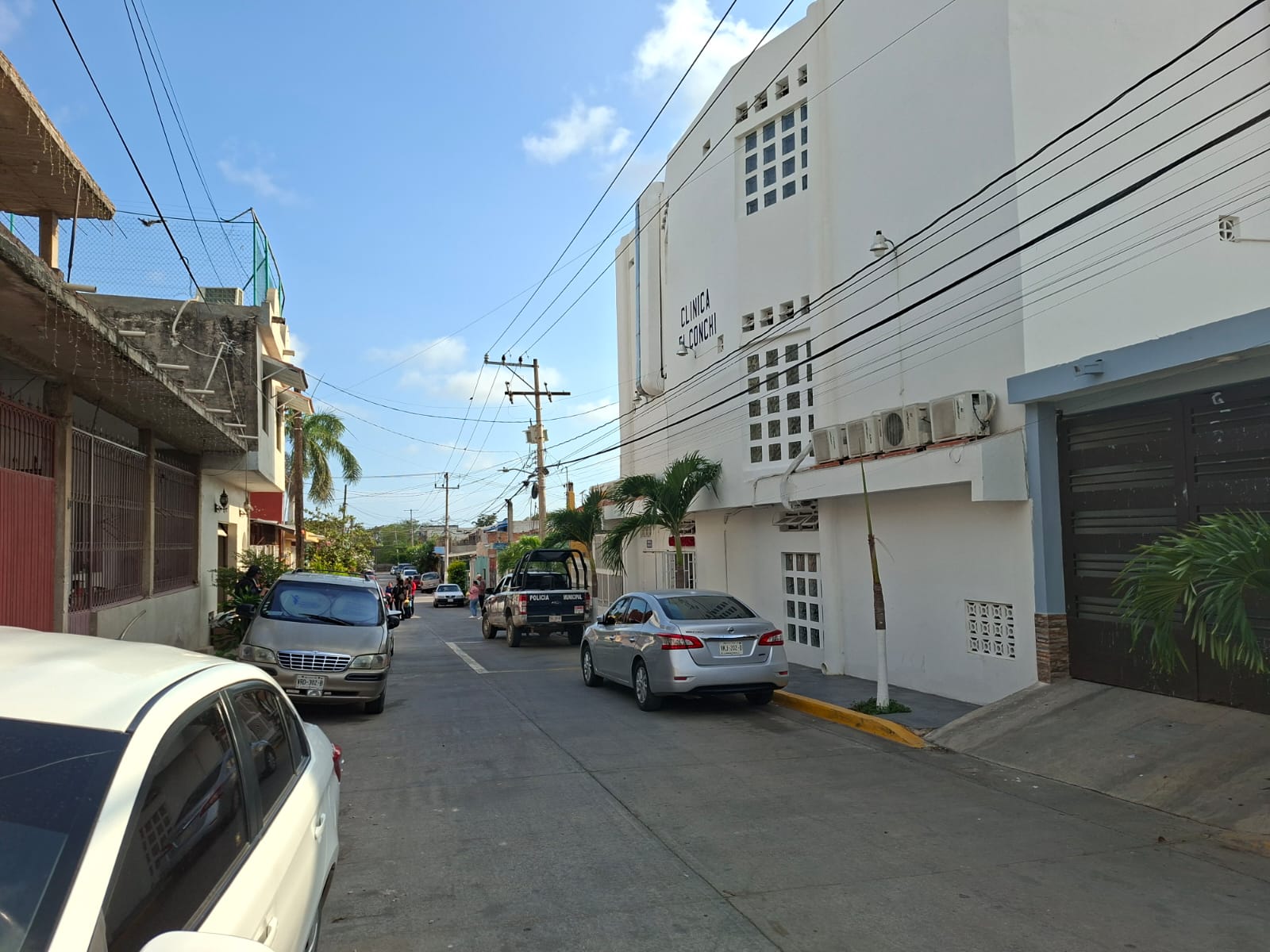 Hombre herido en La Cruz de Elota.