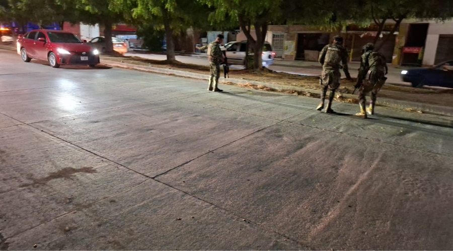Personal militar encuentran casquillos percutidos en el suelo