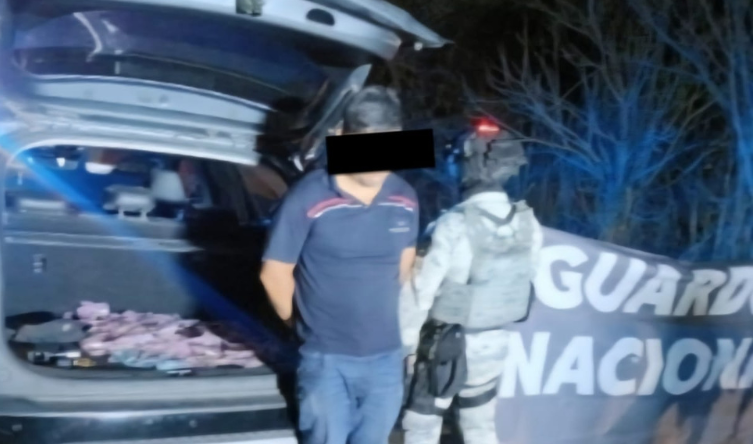 Guardia Nacional detiene sujeto