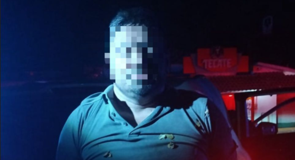 Hombre detenido en Culiacán