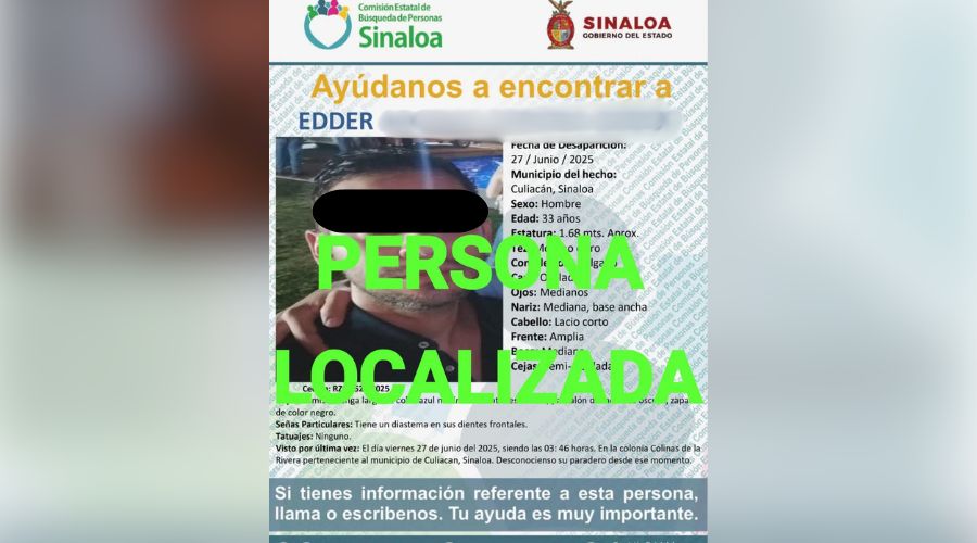 hombre localizado con vida