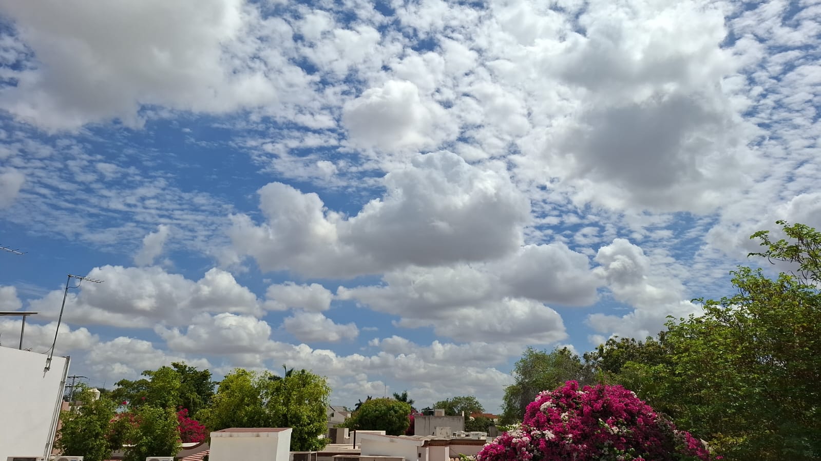 Nubes en el Norte de Sinaloa