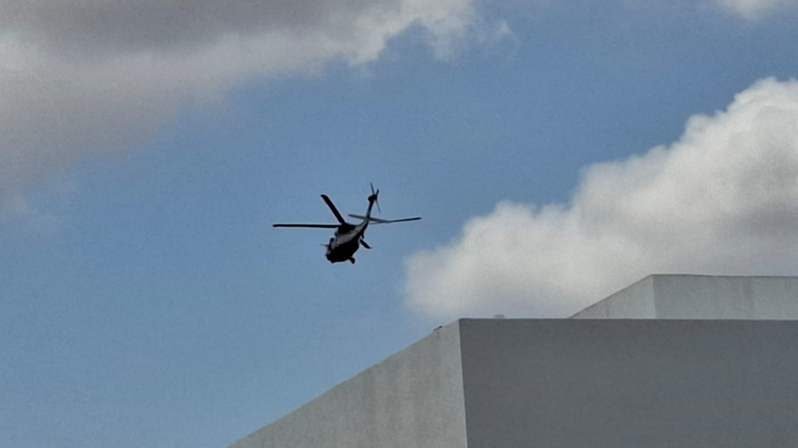 Helicóptero en operativo en Culiacán