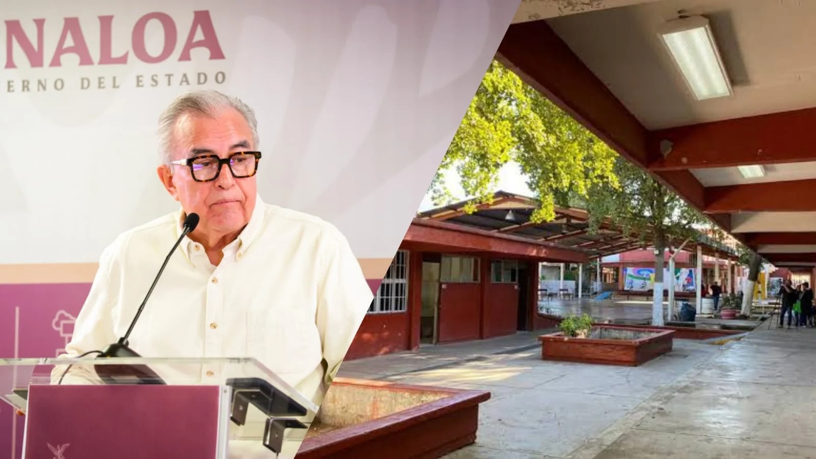 Rubén Rocha Moya, escuela pública