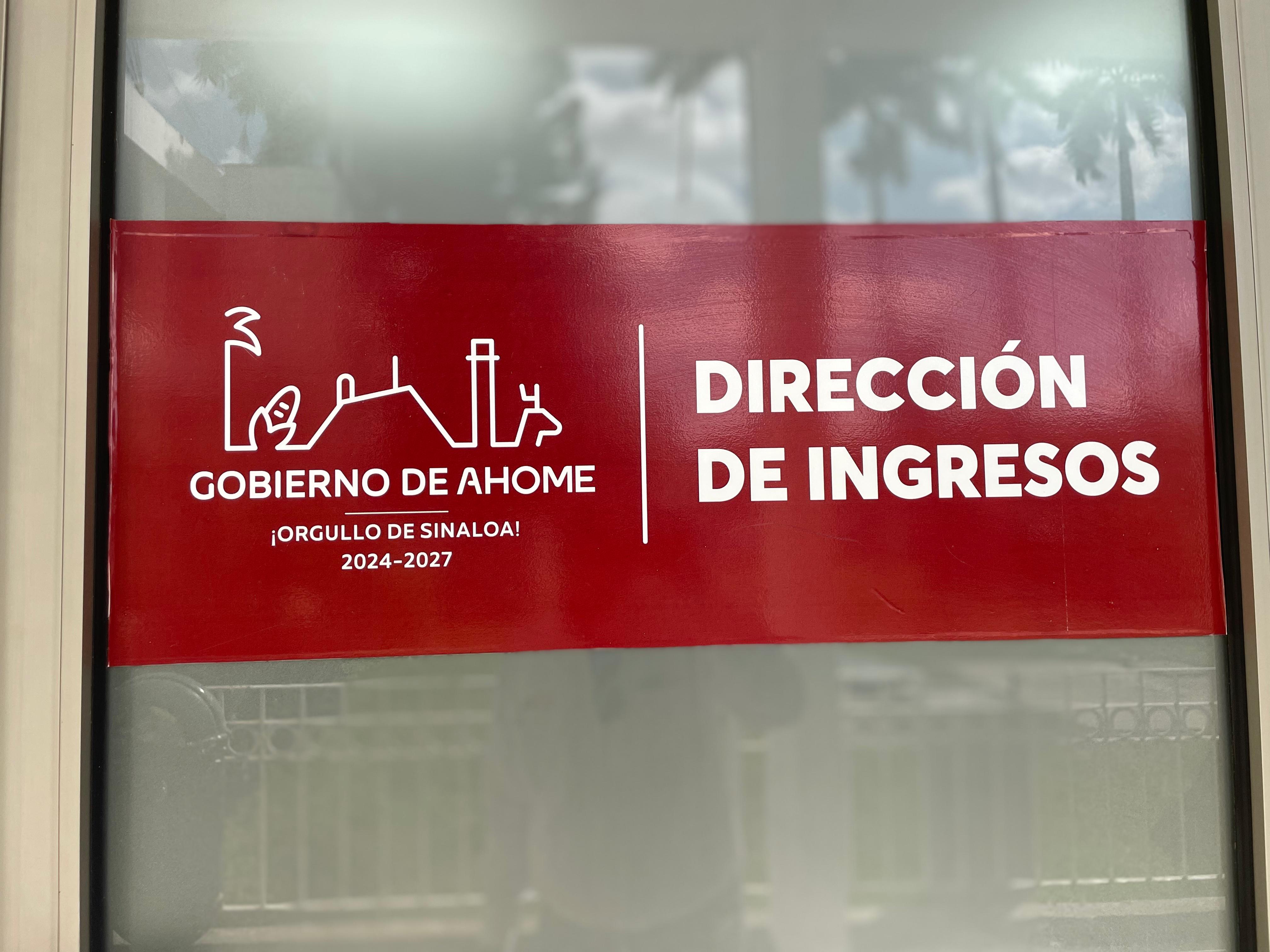 cajas de tesorería de Ahome