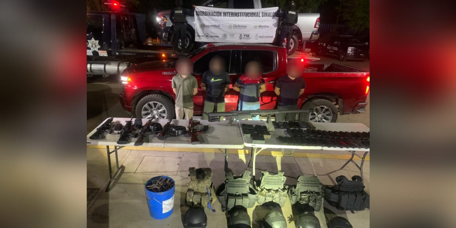 Detenidos en Culiacán