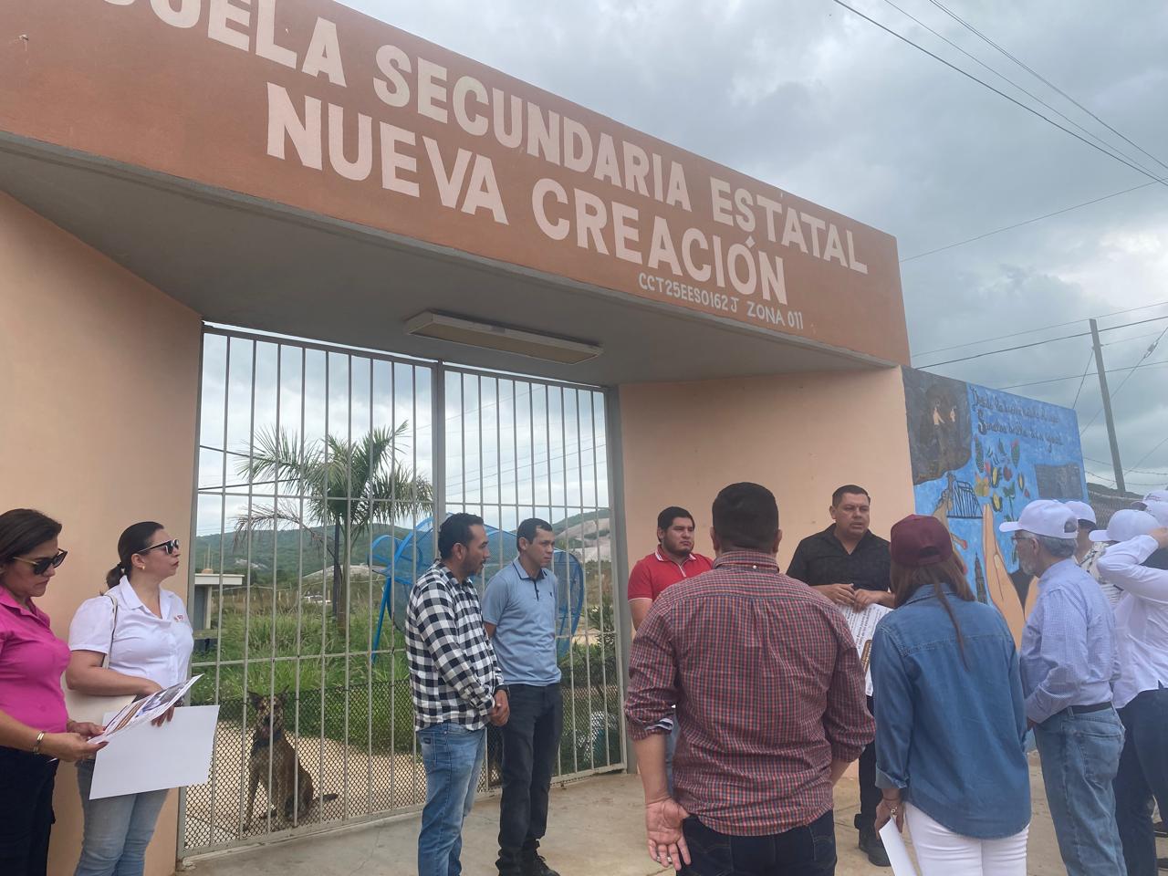 Abrirán Centro de Estudios de Bachillerato en la Secundaria Nueva Creación en Santa Teresa, Mazatlán