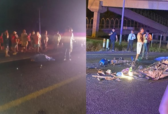 Un muerto deja accidente de motocicletas en la México 15 frente al ejido Gabriel Leyva
