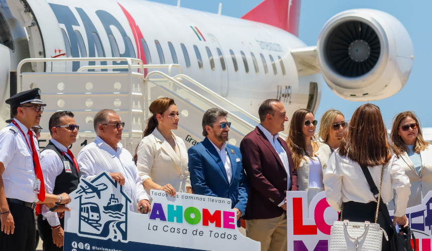 Inauguración de Tar de nuevas rutas a Los Mochis