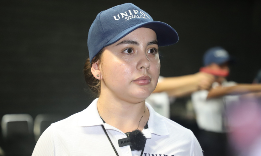 Anayeli, cadete de la Unipol Sinaloa