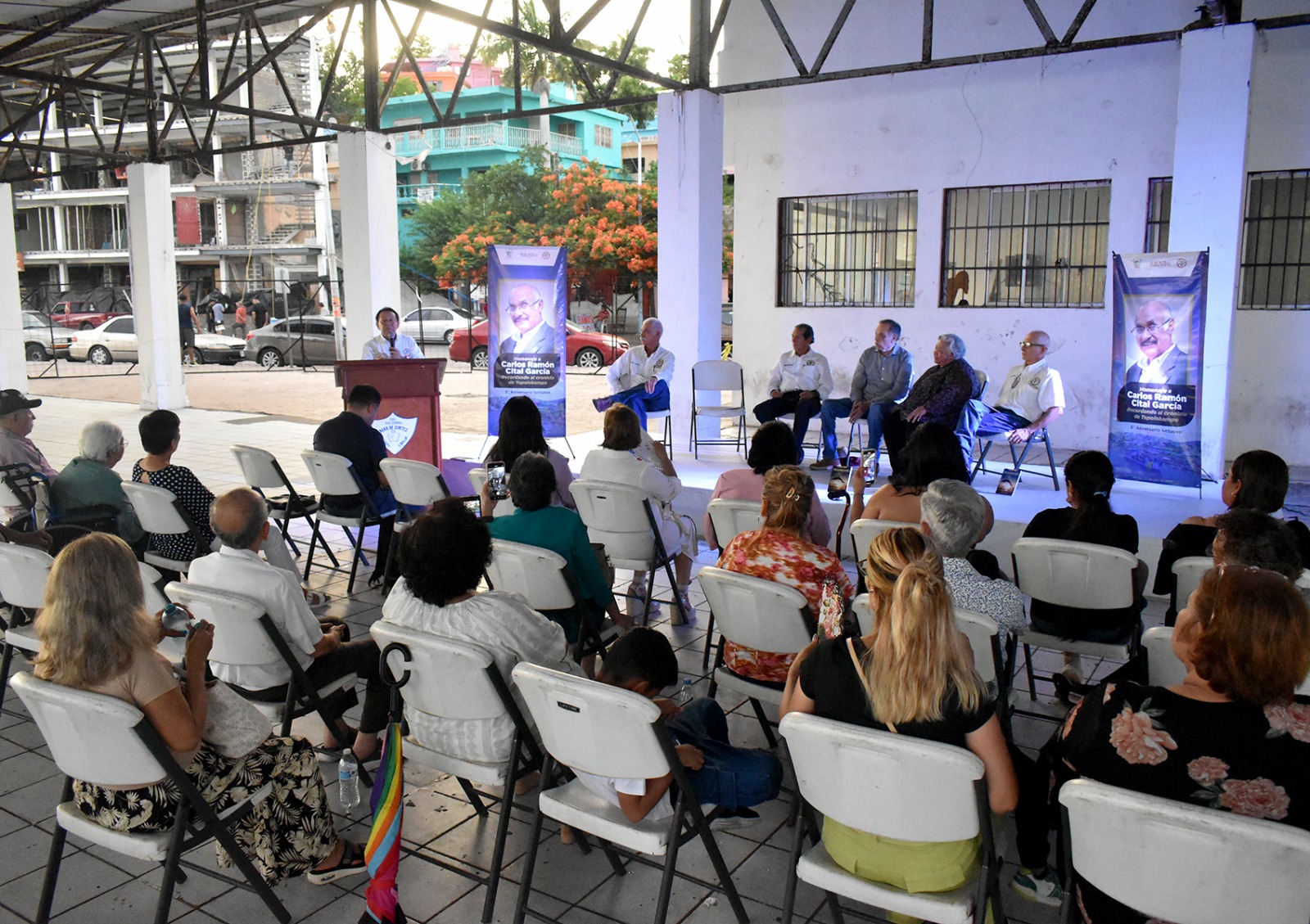 Conmemoran a Carlos Cital García en su quinto aniversario luctuoso en Topolobampo.