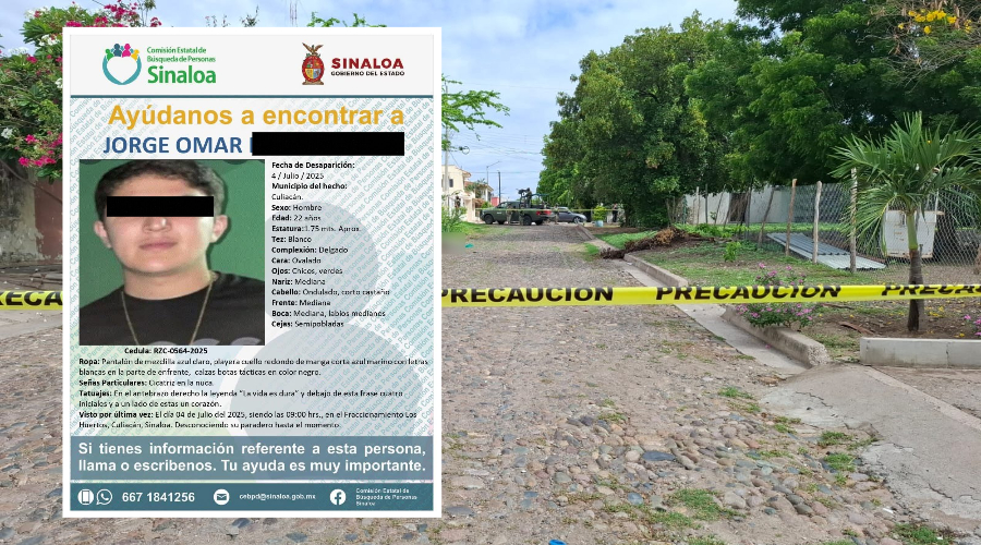 Jorge Omar tenía ficha de búsqueda desde el pasado 4 de julio.